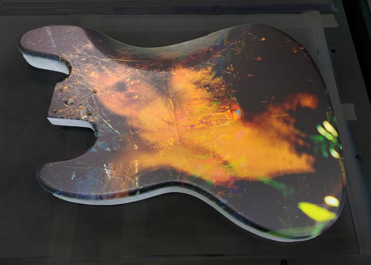 Custom UV print on Technics turntable — @numode collaboration Berlin