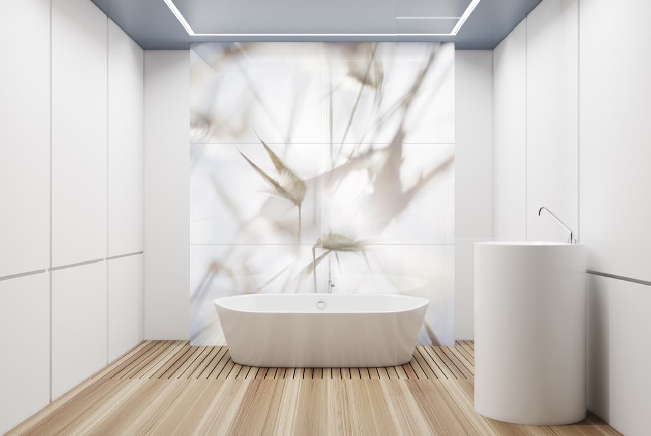 UV print ornament on ceramic tiles — Glastrix Berlin